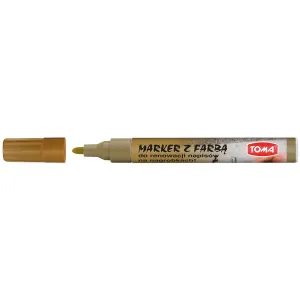 Marker specjalistyczny wkład złoty 2,5mm okrągła końcówka Toma