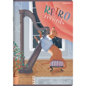 Zeszyt BOOKWORM/RETRO A5 16k. 70g podwójna linia kolor Top 2000 (400169400)