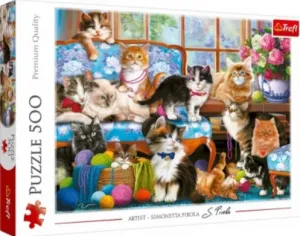 Puzzle Trefl Kocia rodzina 500 el. (37425)