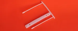 Klipsy do spinania dokumentów zaczep plastik 50 szt Komi (9084)