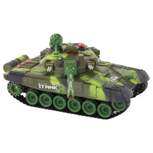 Czołg Zestaw Czołgi Walczące Zdalnie Sterowane Czołg War Tank RC Bitwa Podczerwień Lean (393)