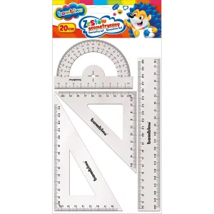 Komplet geometryczny 4 elemety, 20cm 4 el. Bambino