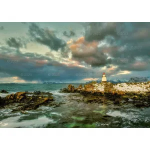Kalendarz ścienny Piękne krajobrazy Lucrum rodzinny 2023 280mm x 200mm (WL04)