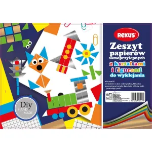 Zeszyt papierów kolorowych samoprzylepnych B5 80g 16k [mm:] 245x170 Rexus (6105473)