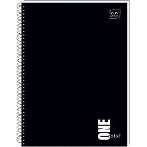 Kołozeszyt (kołonotatnik) ONE COLOR 80# A6 80k. 70g krata Interdruk