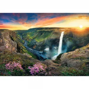 Puzzle Trefl wodospad haifoss 2000 el. (27091)