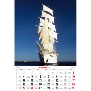 Kalendarz ścienny Avanti wieloplanszowy paskowy A3 285mm x 420mm (5901769620841)