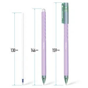 Długopis Haze wymazywalny wkład niebieski 0,5mm Berlingo (338375)