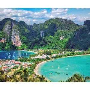 Kalendarz ścienny SŁONECZNE WAKACJE 13-planszowe 2024 320mm x 470mm Lucrum (RW08)