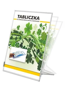 Tabliczka stojąca jednostronna Panta Plast 110x150 (0403-006-00)