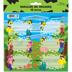 Naklejka na zeszyt 2 Gra 2 Henry (5905701487769)
