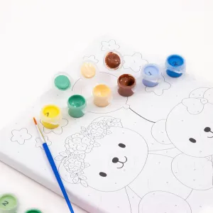 Zestaw kreatywny dla dzieci malowanie po numerach Kidea (OMNMIKA)