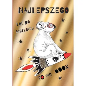 Kartka składana KARNET B8 odlotowiec Henry (5905701484362)