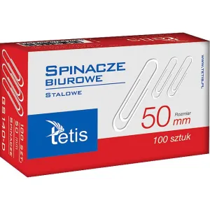 Spinacze okrągły 500mm 100 szt Tetis (GS140-D)