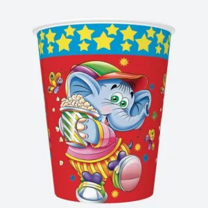 Kubek jednorazowy daisy papier 250ml Pol-mak (01)
