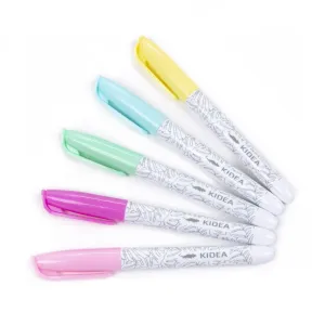 Marker specjalistyczny Pastel do tkanin wkład mix okrągła końcówka Kidea (MPOT5KA)