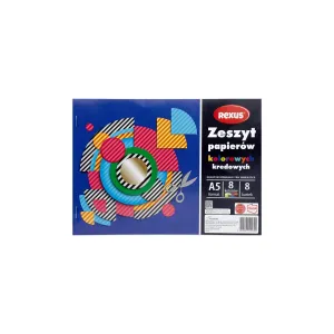 Zeszyt papierów kolorowych kredowe A5 Beniamin (4645)