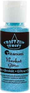 Brokat Craft-Fun Series kolor: lazurowy 1 kolor. Titanum (C37)
