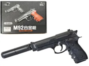 Pistolet z tłumikiem, na kulki Cabo Toys (A163)