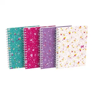 Kołozeszyt (kołobrulion) Oxford Floral A6 90g krata 110mm x 148mm (400094826)