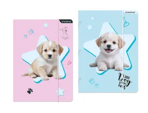 Teczka kartonowa na gumkę Doggy A4 mix Starpak (559706)