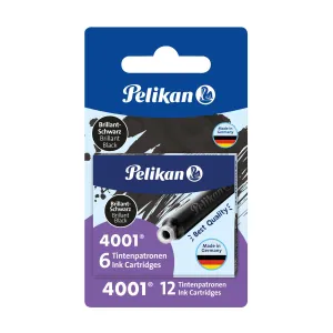 Naboje krótkie 6szt x 2 czarny Pelikan (300004127)