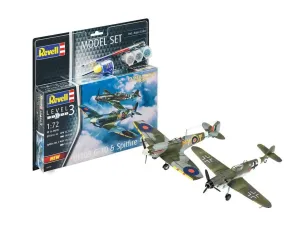 Model do sklejania set combat set 1:72 Messerschmitt Bf109G-10 Cobi (REV-63710)