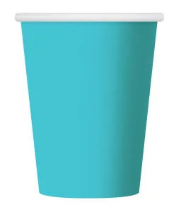 Kubek jednorazowy JEDNOKOLOROWE BŁĘKITNE papier 270ml Godan (PF-KJB)