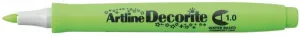 Marker permanentny Artline decorite, zielony 1,0mm pędzelek końcówka (AR-033 4 6)