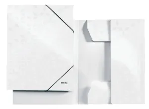 Teczka kartonowa na gumkę Leitz WOW A4 kolor: biały perłowy 80g (39820001)