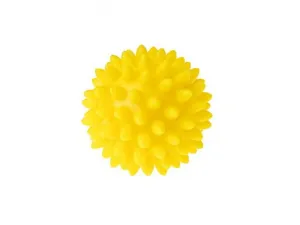 Piłka do masażu Tullo rehabilitacyjna 5,4cm żółta (416)