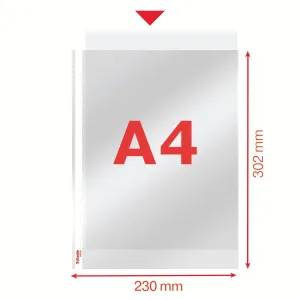 Koszulki na dokumenty krystaliczne A4 kolor: przezroczysty typu U 55 mic. Esselte (56066)