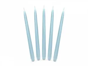 Świeca stożkowa matowa błękitny [mm:] 240 Partydeco (SKMAT-011)