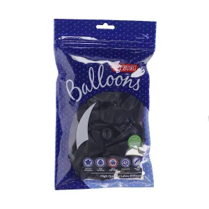Balon gumowy Party Deco BALONY STRONG METALLIC metalizowany 50 szt czarny 270mm Partydeco (SB12M-010/50)