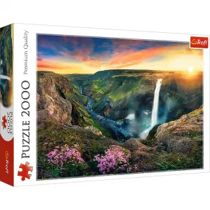 Puzzle Trefl wodospad haifoss 2000 el. (27091)