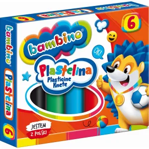 Plastelina 6 kol. BAMBINO mix St.Majewski