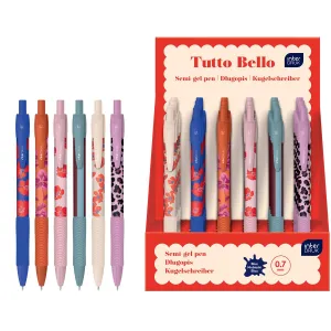 Długopis wymazywalny TUTTO BELLO z  gripem wkład niebieski 0,7mm Interdruk (żelowy)