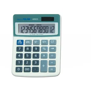 Kalkulator na biurko szary Milan (40925BL)