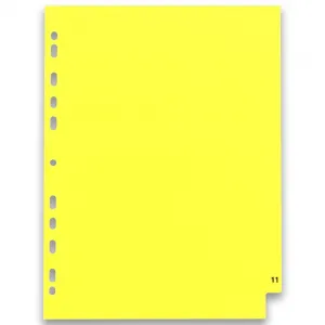 Przekładka numeryczna Oxford A4 mix 12k 1-12 225mm x 300mm (100204769)
