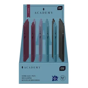 Długopis standardowy STRIPE ACADEMY wkład niebieski Interdruk (automatyczny)
