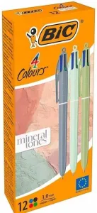 Długopis wielofunkcyjny 4 Colours MINERAL TONE 12 szt mix kol wkład mix 0,32mm Bic (303301)