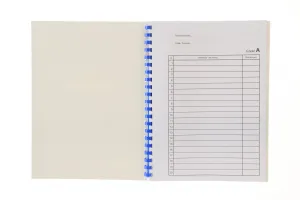 Teczka do akt osobowych ABCDE niezadrukowana A4 niebieski karton Warta (1824-339-093)