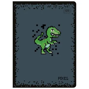 Zeszyt PIXEL A5 16k. 70g linia kolor Interdruk