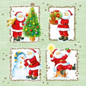 Serwetki Pol-mak gwiazdka - mix 330mm x 330mm (Sd GW)