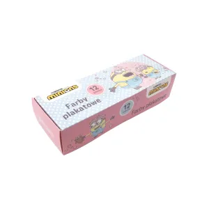Farby akwarelowe Minionki 20ml 12 kolor. Beniamin