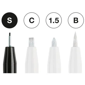 Cienkopis kreślarski Faber Castell Pitt Artist Pen Black&White (167151)