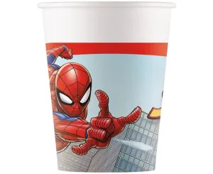 Kubek jednorazowy Spiderman trzcina cukrowa 200ml Godan (93864)