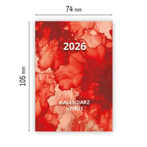 Kalendarz książkowy (terminarz) VENUS A7 Press