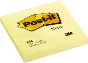 Notes samoprzylepny (karteczki) żółty 100k [mm:] 76x76 Post-It