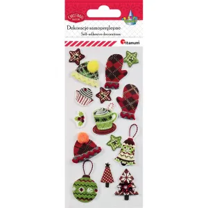 Naklejki świąteczne Titanum Craft-Fun Series Boże Narodzenie (19XQ18-9)